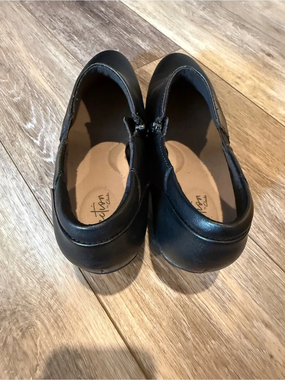 Clarks sleek black